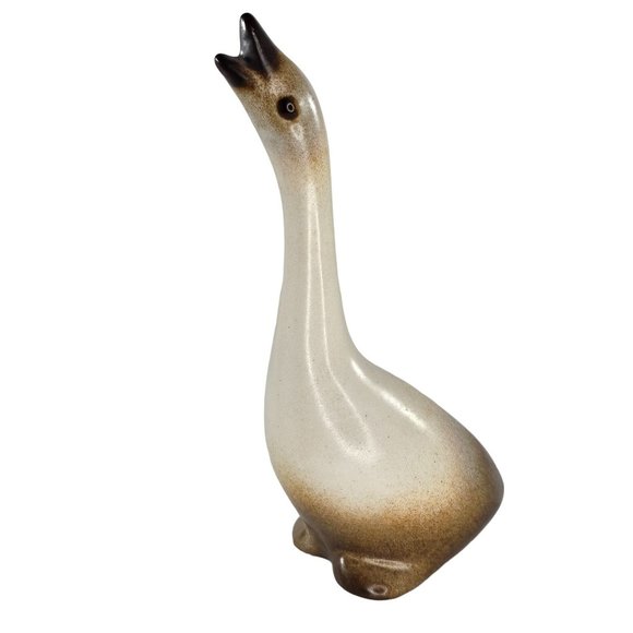 Vintage Howard Pierce Duck Bird Goose Figurine Head Up - Picture 4 of 7